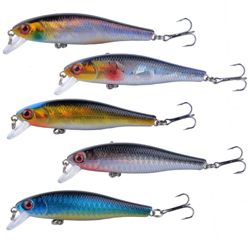 1 Stück 8,5cm 9,2g Beliebtes Schwimmendes Minnow-Angelköder-Modell, Jerkbait für Barsch und Hecht, Wobbler, Swimbait, Professioneller Köder