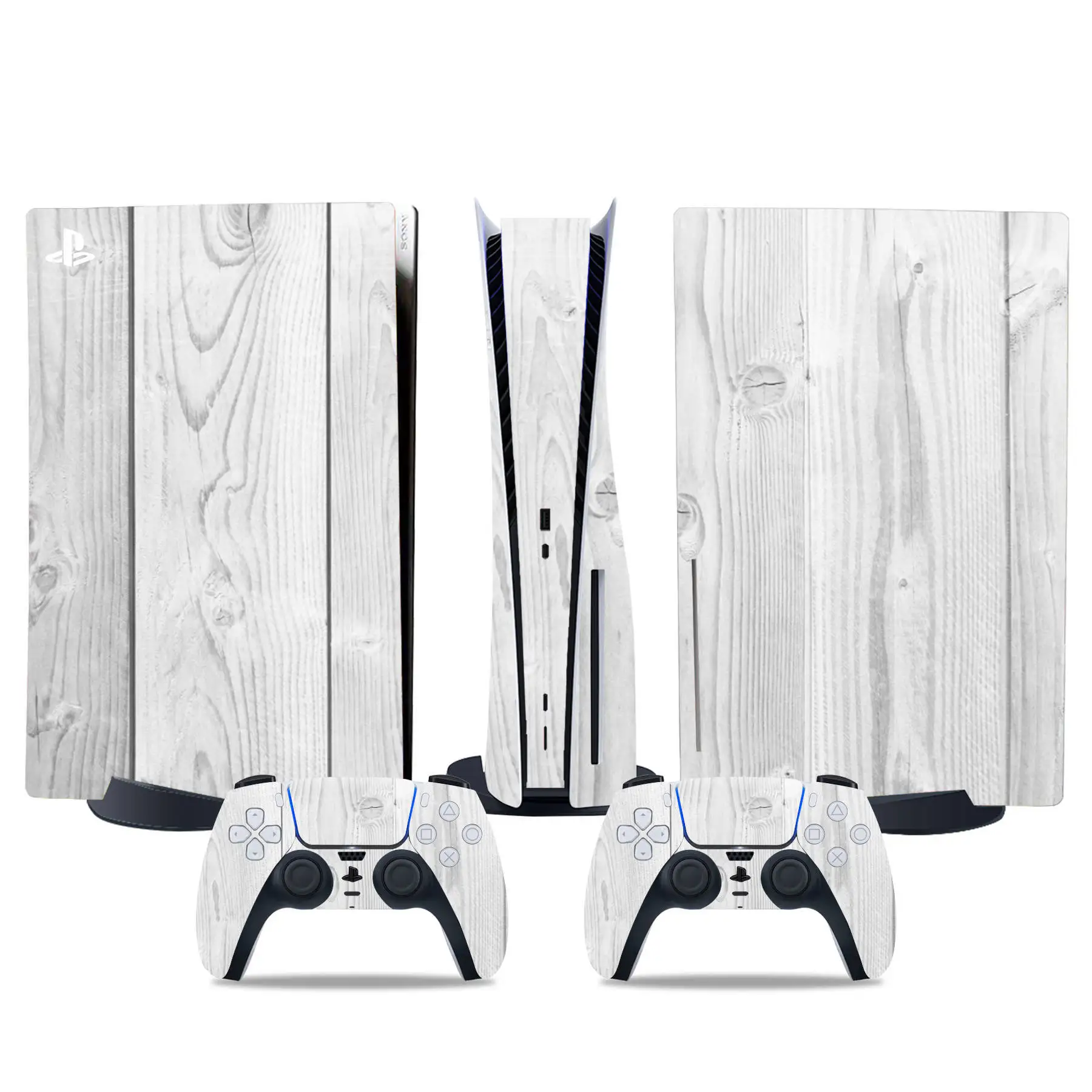 Минималистичные деревянные цвета для PS5 — современные обертывания для консолей