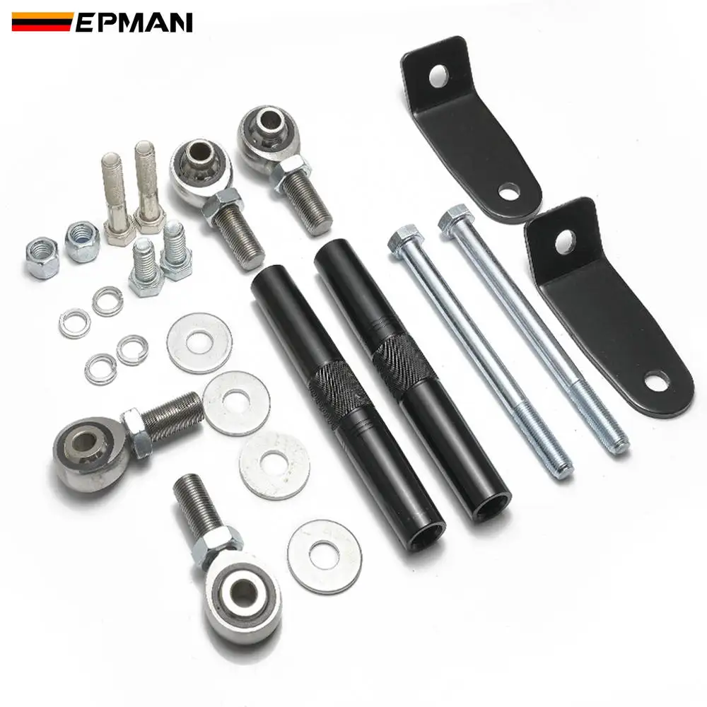 EPMAN Front Stabilizer Bars for Honda Civic EF CRX 88-93 For Honda Integra Da 90-93  Work With Traction Bars EPFSB8893