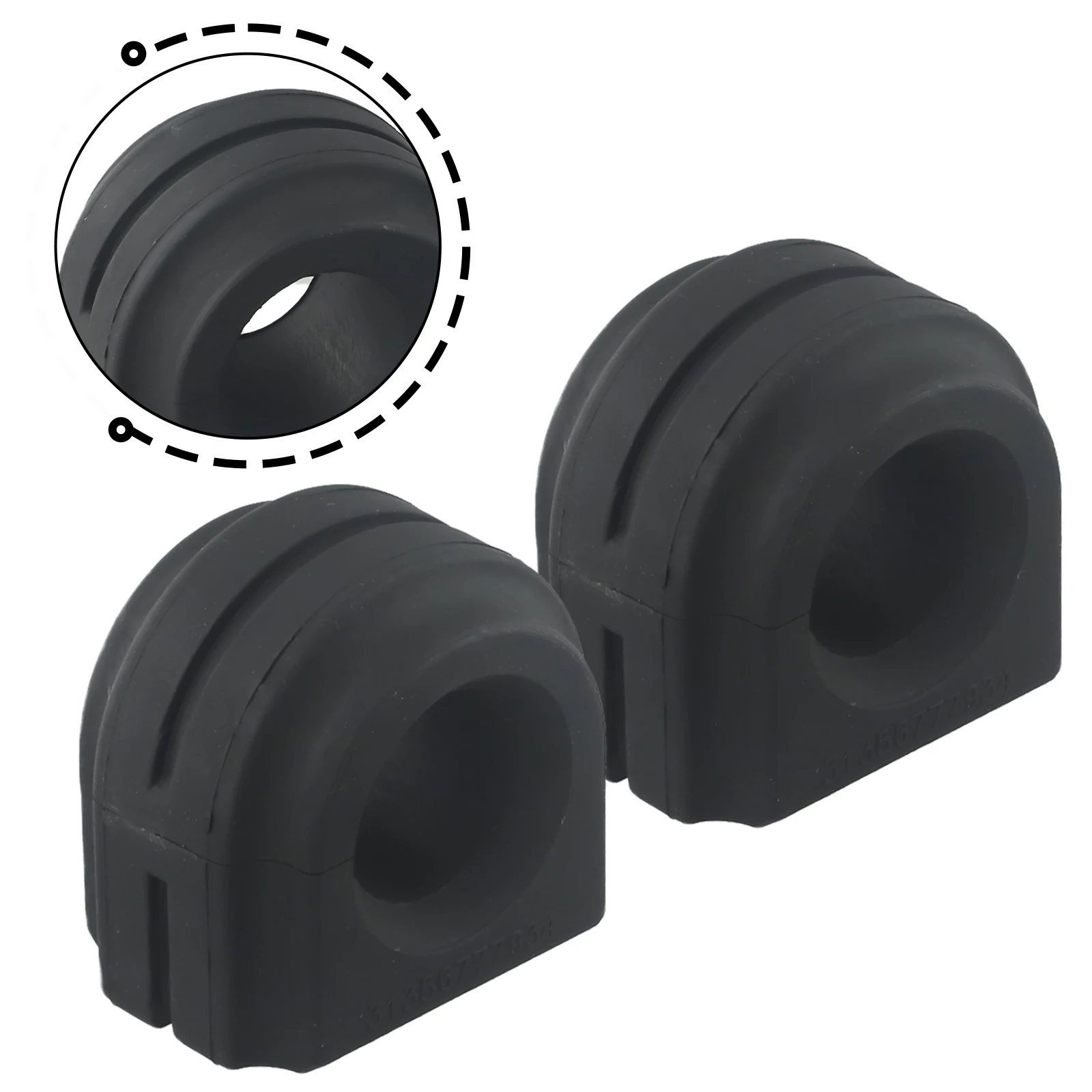 Fit For Sway Bar Bushing Manufacturer Part Number:31356777933 Fit For 5 (F10 2PCS Axle Bar Front New Sway 31356777933