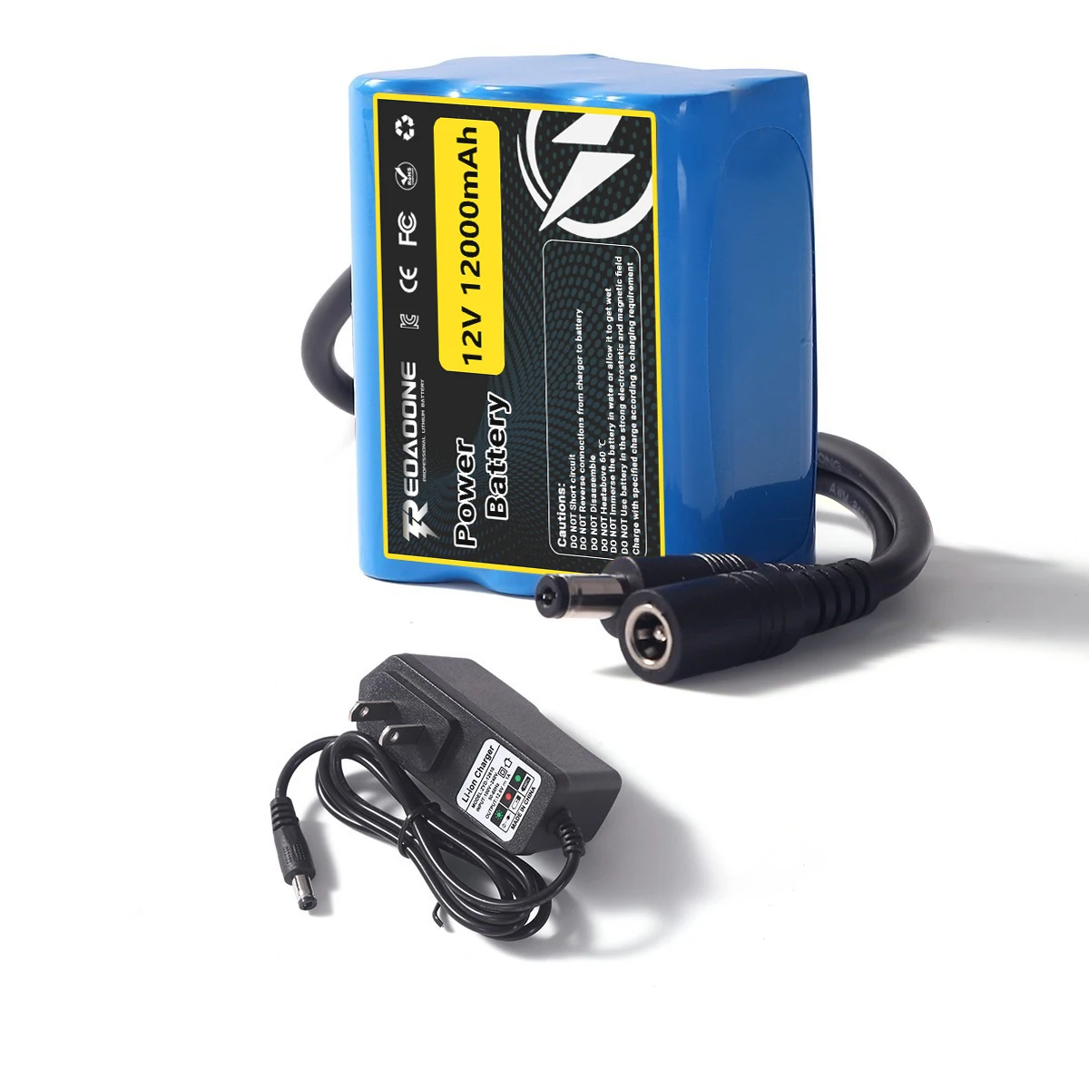 12 فولت 12000 مللي أمبير بطارية ليثيوم أيون قابلة للشحن 3S2P مع حماية BMS لشريط LED ضوء لعبة نظام أمان السيارة