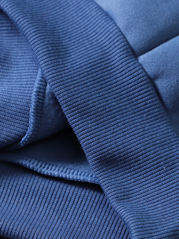 توصيل الخوخ العضوي اليومي البلوز المرأة الفواكه الطباعة هوديس Crewneck فضفاض الصوف الدافئة القمم الخريف ملابس امرأة