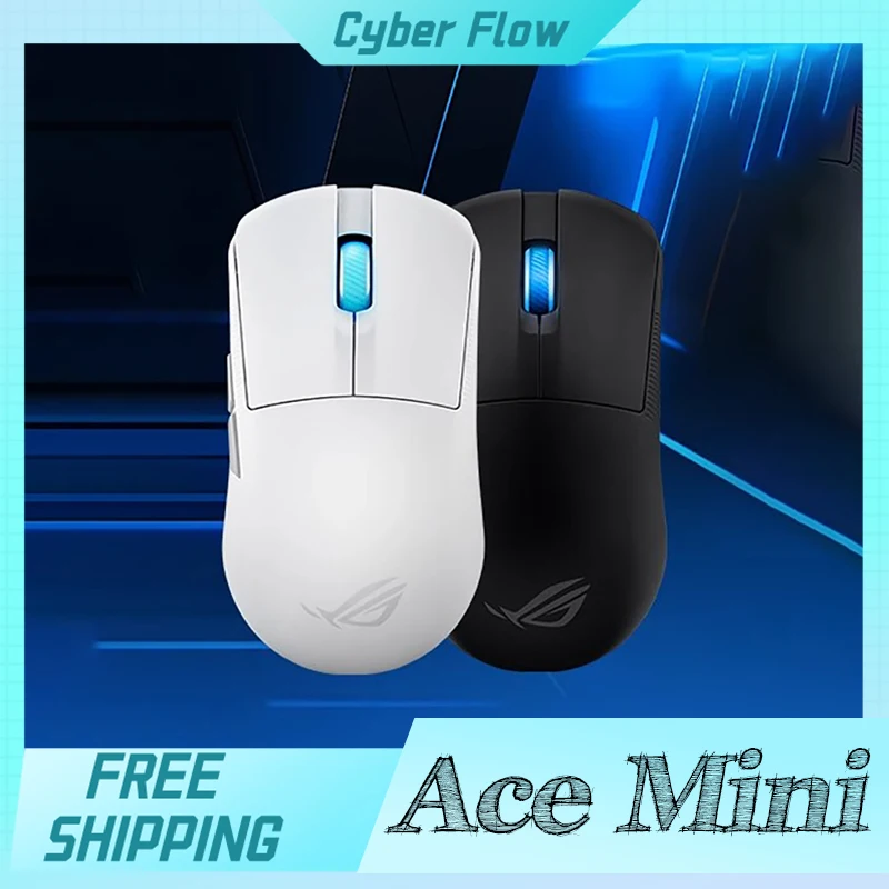 Rog Ace Mini Mouse Three Mode Wireless Bluetooth 49g Lightweight  42k Sensor Long Endurance Electronic Sports Game Mouse Custom