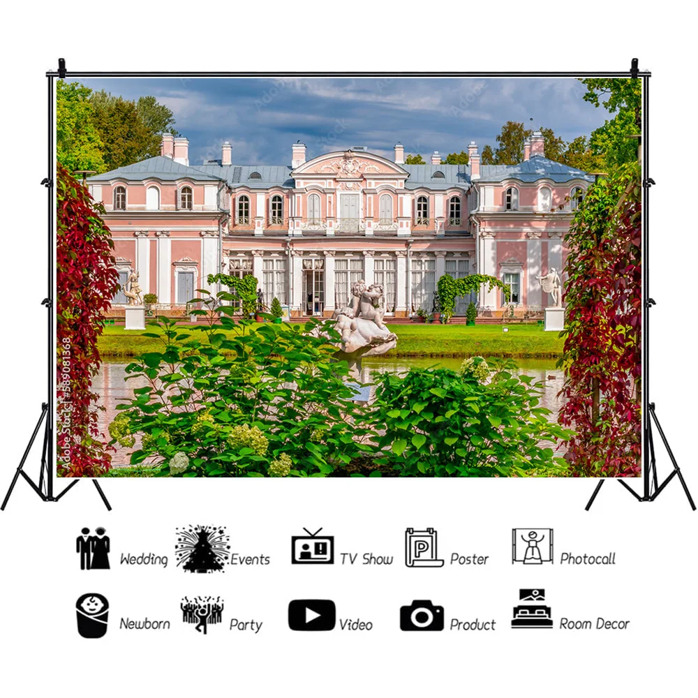 Art Cloth Background European Landscape Famous Scenic Spots Street  Night Scene Photography Background Props  OZ-18