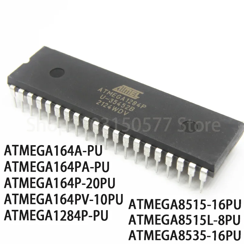 1piece ATMEGA164A-PU PA 164P-20PU PV-10 8515L-16-8 1284P 8535 DIP40