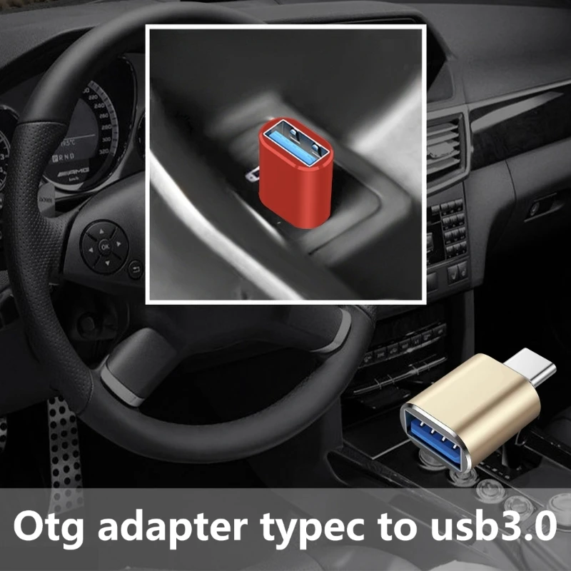 M17B Адаптер OTG типа C к USB3.0 Адаптер USB C «папа» к USB-мама