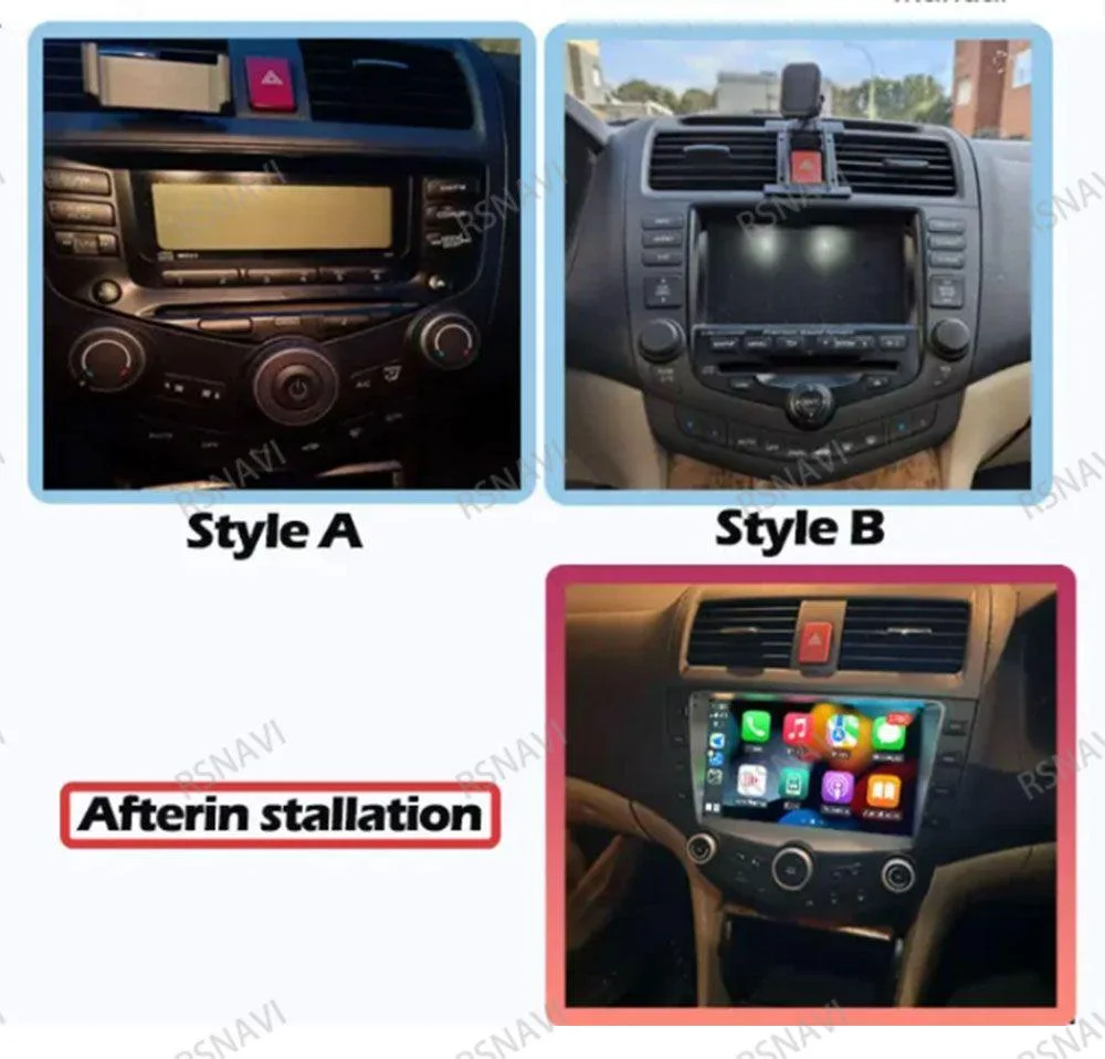 Android 15 For Honda Accord 7 2003 - 2007 Head Unit Stereo Autoradio Navigation 4G LTE 5G WIFI DSP Car Radio Qualcomm AUTO BT
