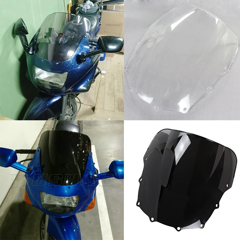 Windscreen For 1993 - 1995 1999 2005 2006 2007 Kawasaki ZZR600 ZZR400 ZZR 400 600 ZX400 ZX600 Wind Screen Deflectors Windshield