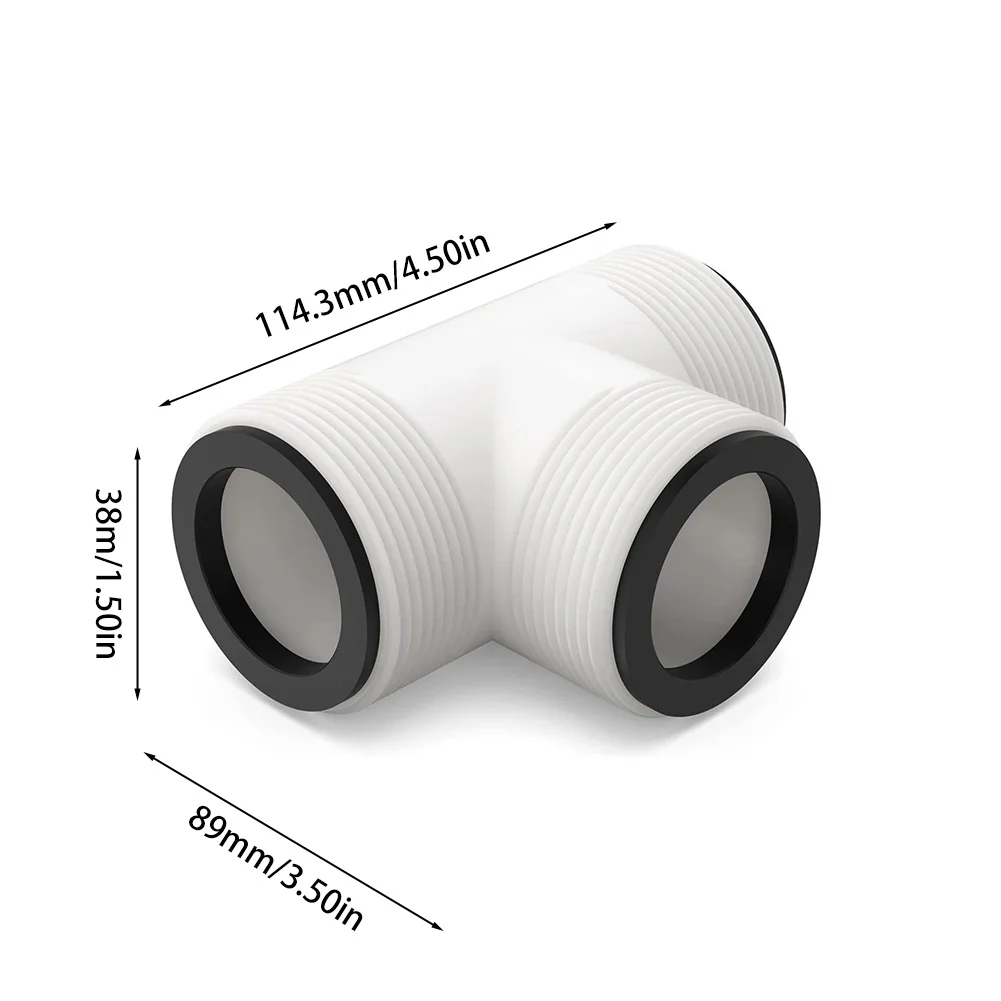Zwembadslang T-splitter Zwembadpompslang T-stuk Connector voor Intex Coleman Pool