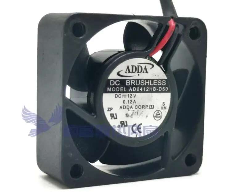 

ADDA AD0412HB-D50 DC 12V 0.12A 40x40x15mm 2-Wire Server Cooling Fan