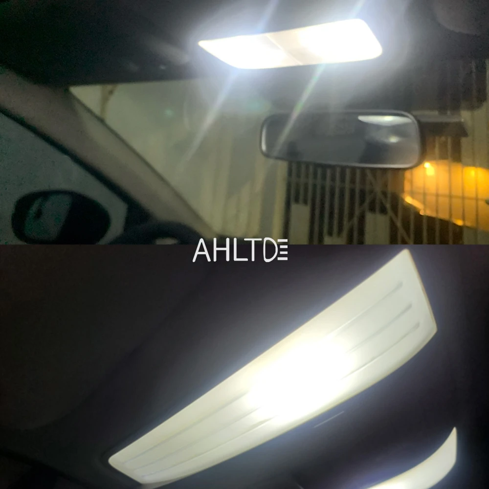 2/4/10Pc T10 W5W marcador lateral de coche luz de señal de giro 4014 15SMD LED Canbus bombilla de placa de matrícula lámpara de lectura de cúpula Interior