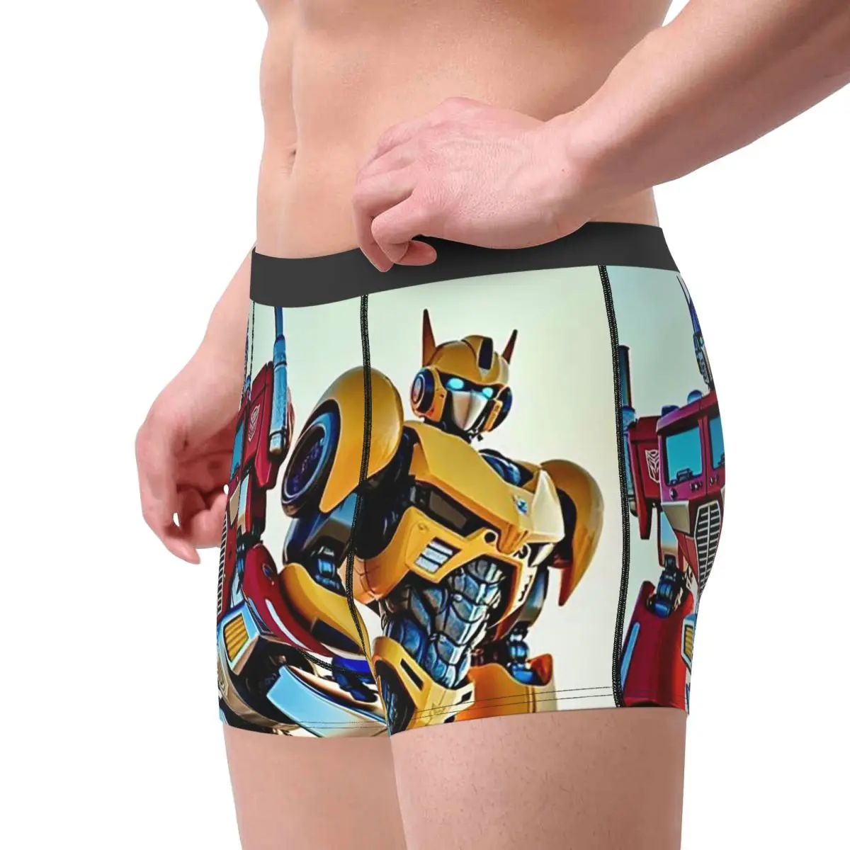 الملاكم السراويل السراويل أوبتيموس برايم سراويل الرجال تهوية الملابس الداخلية لهدايا صديقها أوم رجل