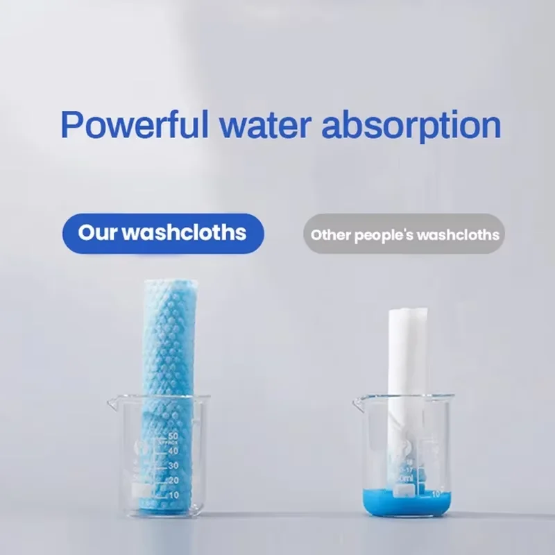 100 قطعة من منشفة ورقية للسيارة، مناديل وجه للاستعمال مرة واحدة، ناعمة وسميكة وجافة، وسادة مزيل للمكياج قابلة لإعادة الاستخدام، قماش تنظيف الوجه #2