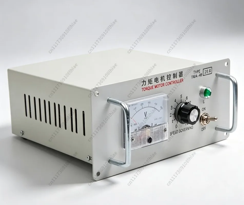 TMA-4B 3-Phase Torque Motor Controller 12-60A, Panel Mount Voltage Regulator for AC Motor Speed Control