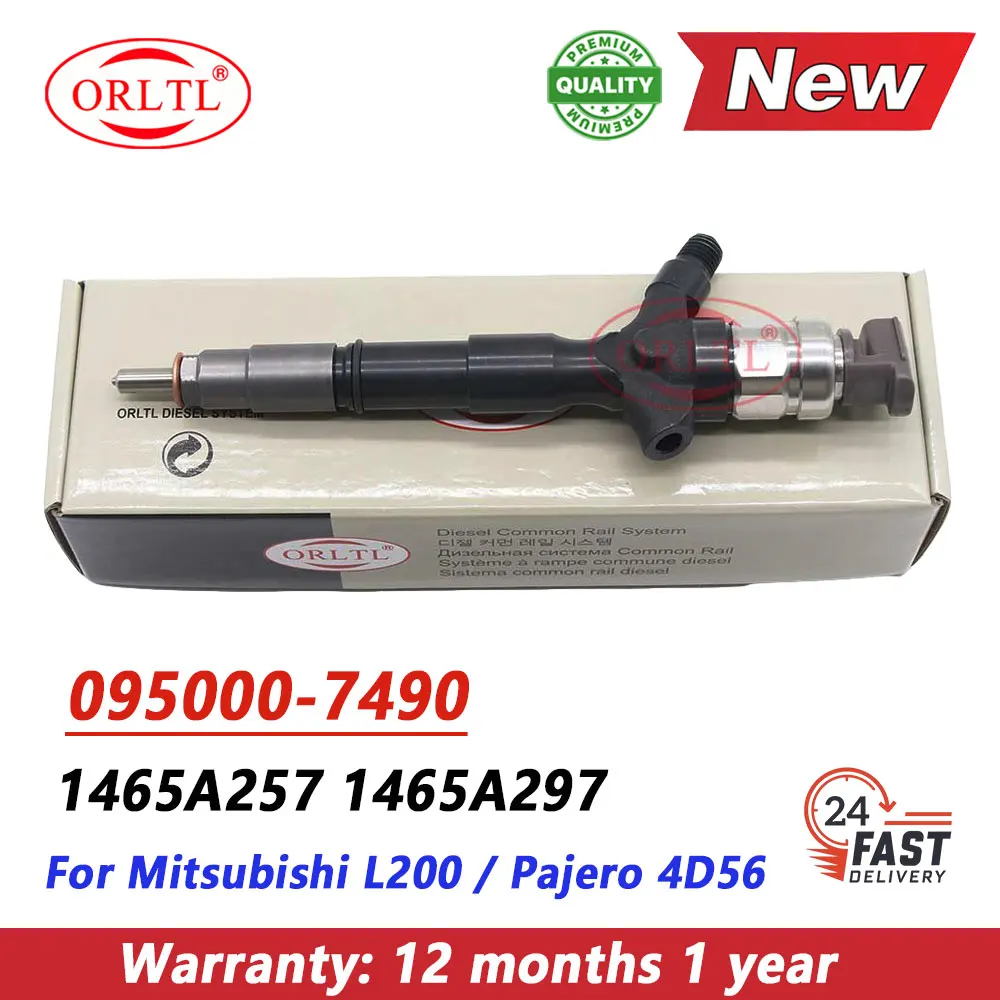 

1465A257 for Mitsubishi L200 Pajero 4D56 1465A297 New Diesel Fuel Injector 095000-7490 0950007490 095000 7490 Nozzle Euro 4