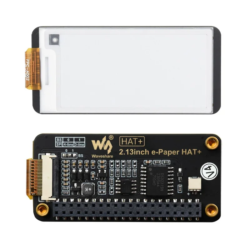 213-インチ電子ペーパー-hat-電子インクディスプレイ-213-インチ黒-白-spi-250x122-raspberry-pi-jetson-nano-用