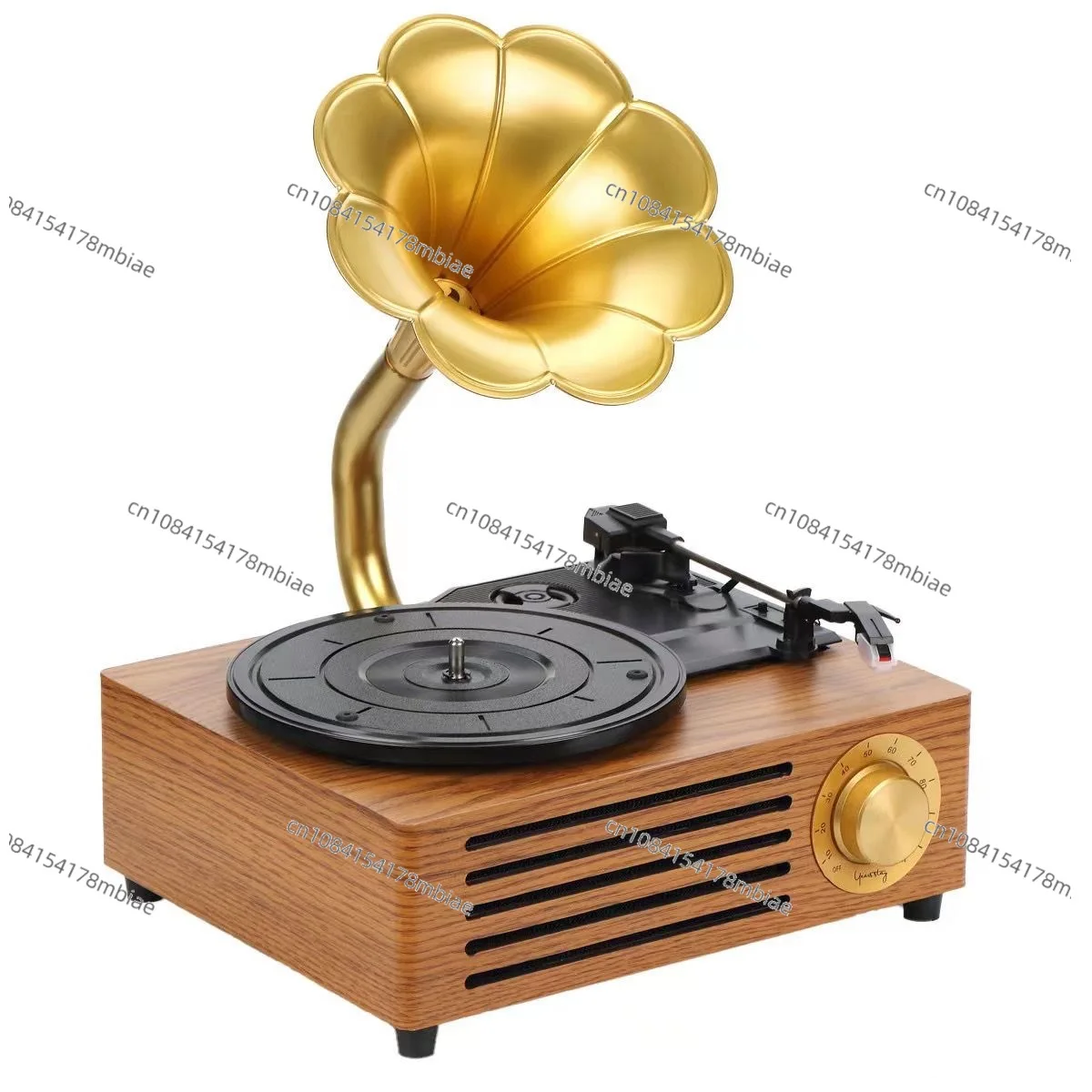 Retro Bluetooth Phonograph Vinyl Record Player Record CD Speaker European Living Room Home Ornament Stereo