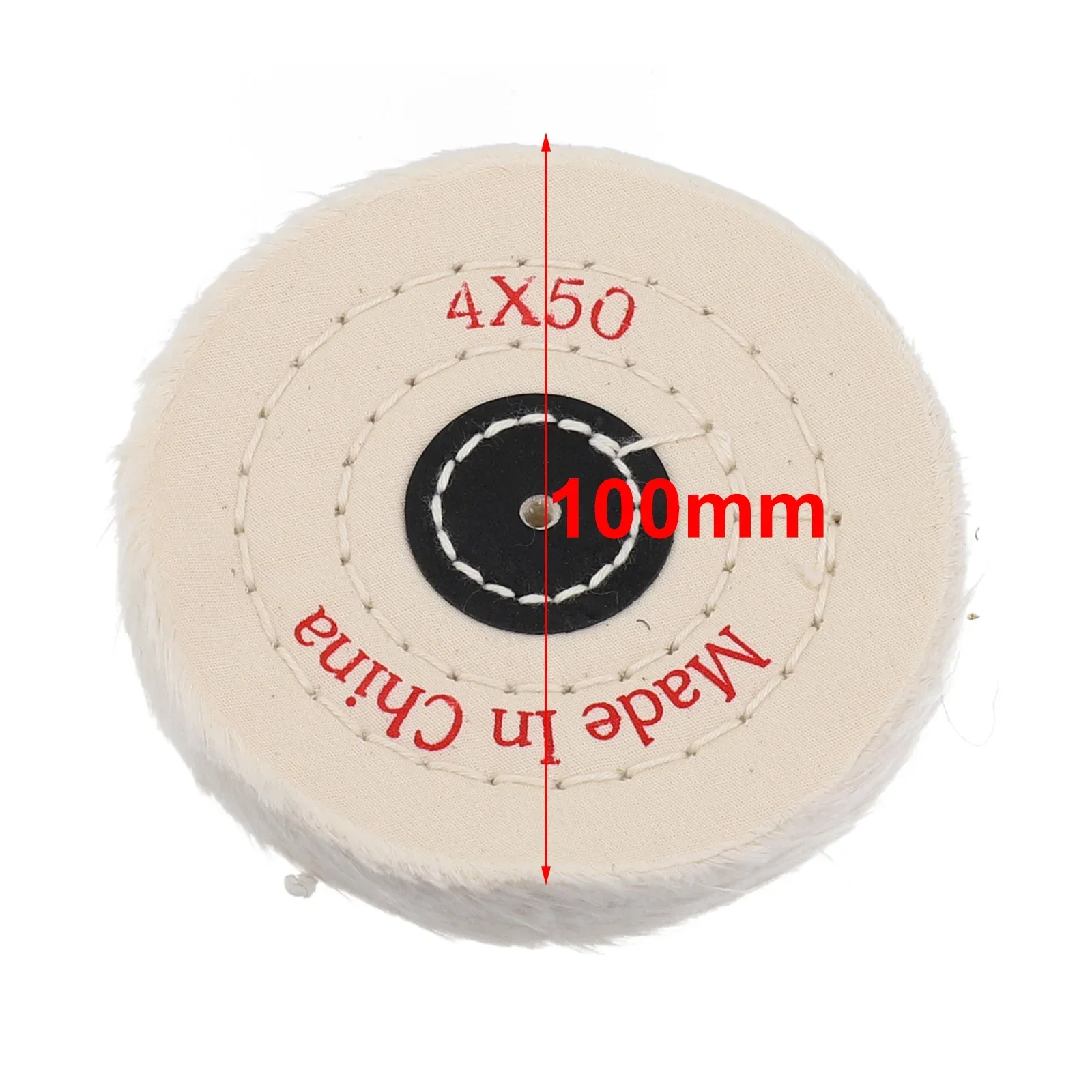 Roues à Polir Coton 100 Mm (4 Pouces) - 50 PLY, Tampons De Polissage Pour Bijoux Et Métaux