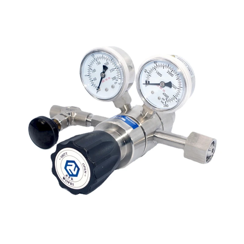 

Industrial 2 Stage Co2 High Pressure Regulator 0-100 Bar -23~+74 Deg C 3000, 500PSI OEM,ODM 1years CN;GUA Ss316l 1 Pcs PCTFE AFK