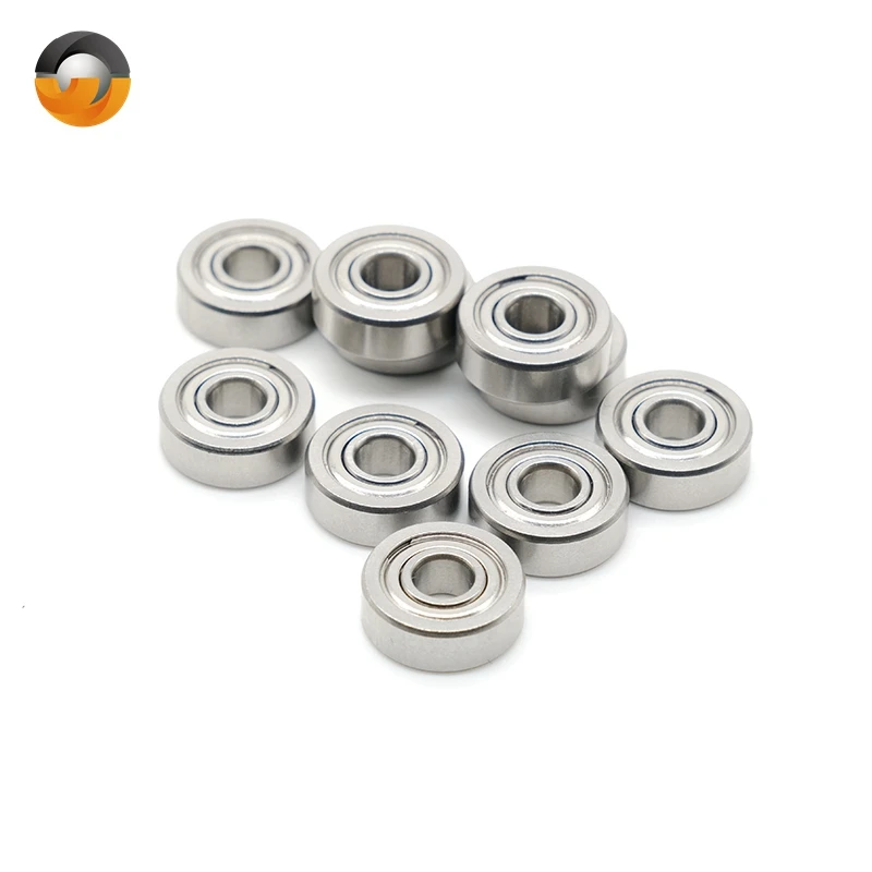 10PCS S605ZZ Bearing 5*14*5 mm  ABEC-7 Stainless Steel Ball Bearings Shielded S605Z S605 Z ZZ