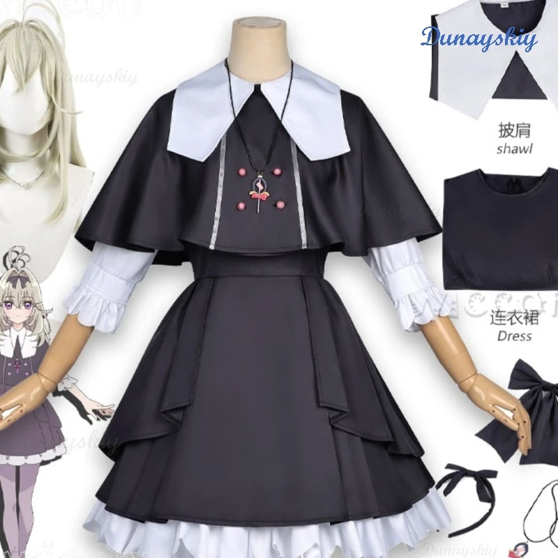 Disfraz de Anime Star Detective Precure Moria Ruruka, Camisa con Lazo, Falda, Uniforme, Vestido para Mujer, Halloween, Carnaval