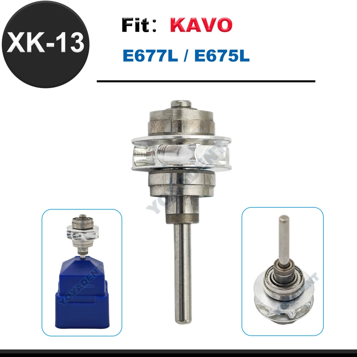 

Fit KAVO E677L / E675L High Speed Handpiece Dental Turbine Cartridge Air Rotor Accessories