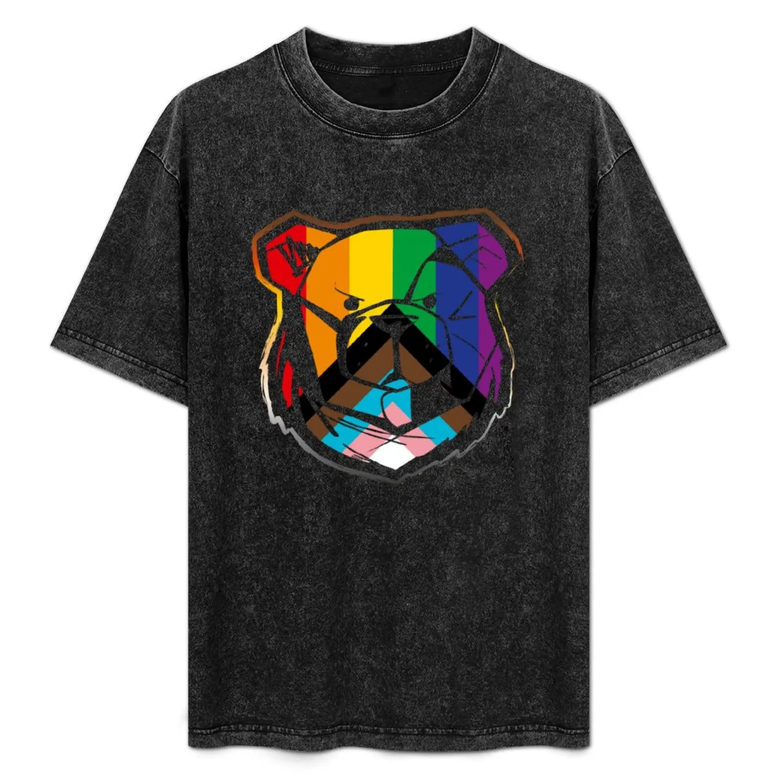 

ROBUST BEAR PRIDE FACE 03 T-Shirt t shirt men 100% cotton luxury brand cotton tshirt 100% T-Shirt