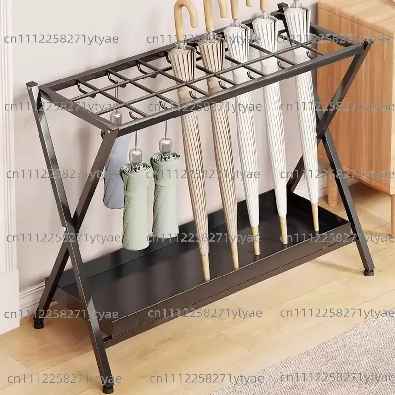 Customized Hotel Lobby Umbrella Rack, High-end Hotel Metal Umbrella Rack
