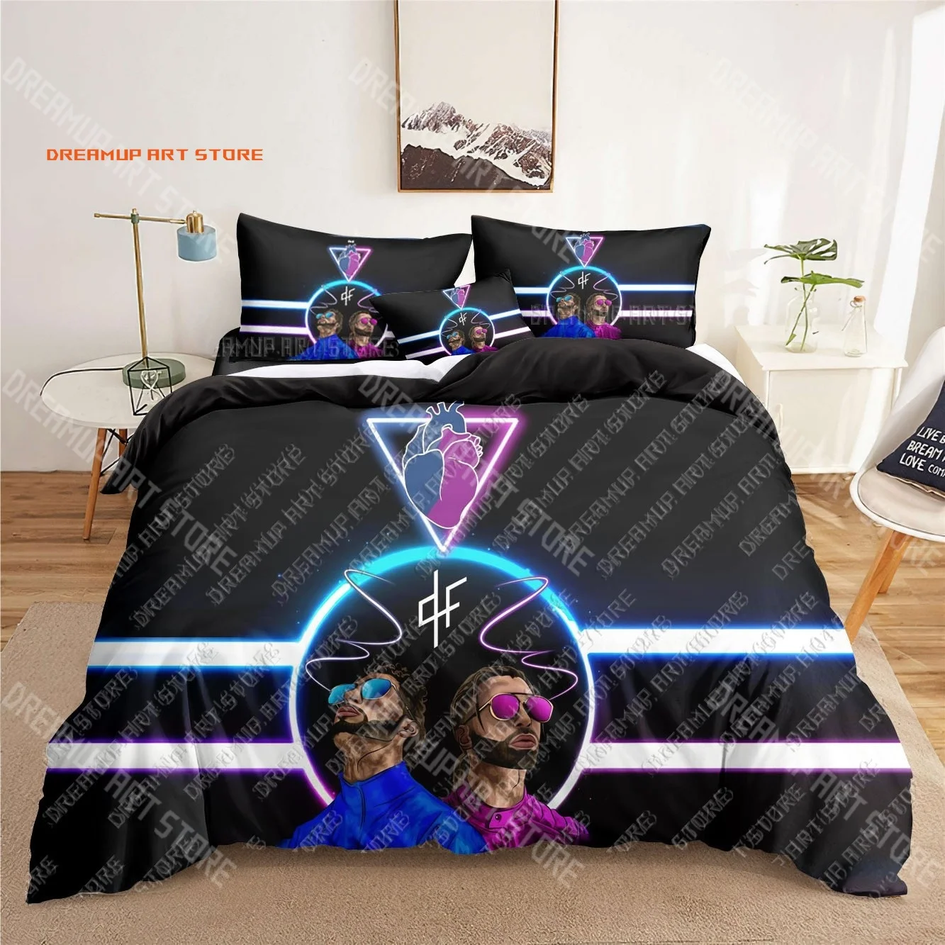 2026 Singer PNL Ademo N.O.S Rap Duo3D Bedding Sets Print Duvet Cover Adults_ Children Bed Comforter Birthday Gift Dropshipping