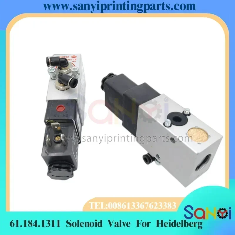 Best Quality 61.184.1311 4/2 Way Valve Connector Bore For Heidelberg SM52 SM74 SM102 Printing Machine Parts