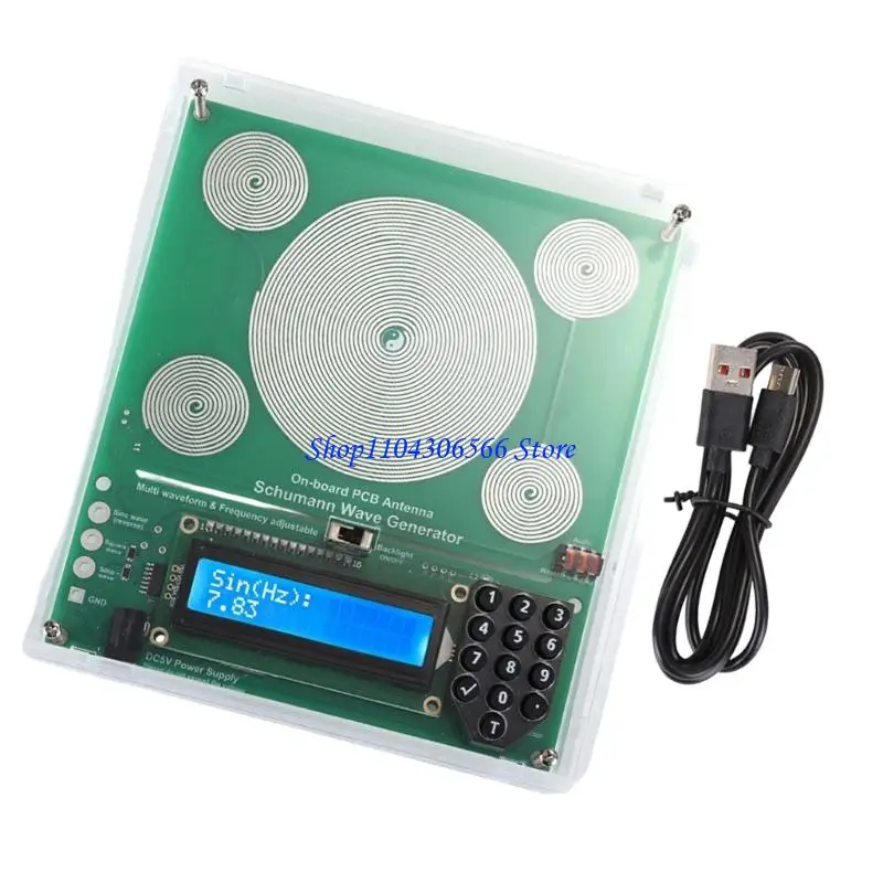 02DD Schumann  Generator Simulating Natural Frequencies Adjustable 0.01-100000Hz