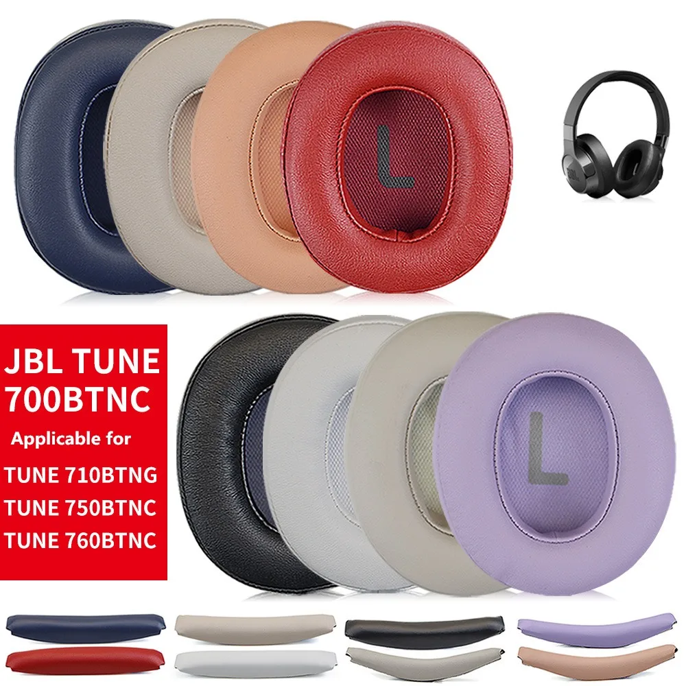 EarPads Head Pad for JBL TUNE 700BT 710BT 700BTNC 750BT 760BTNC Leather Earmuffs Earbuds Accessories HeadBeam Cover Easy Install