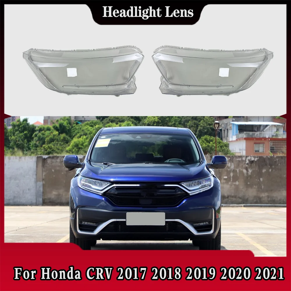 

For Honda CRV 2017 2018 2019 2020 2021 Front Headlamp Cover Headlight Lens Shell Plexiglass Replace Original Lampshade