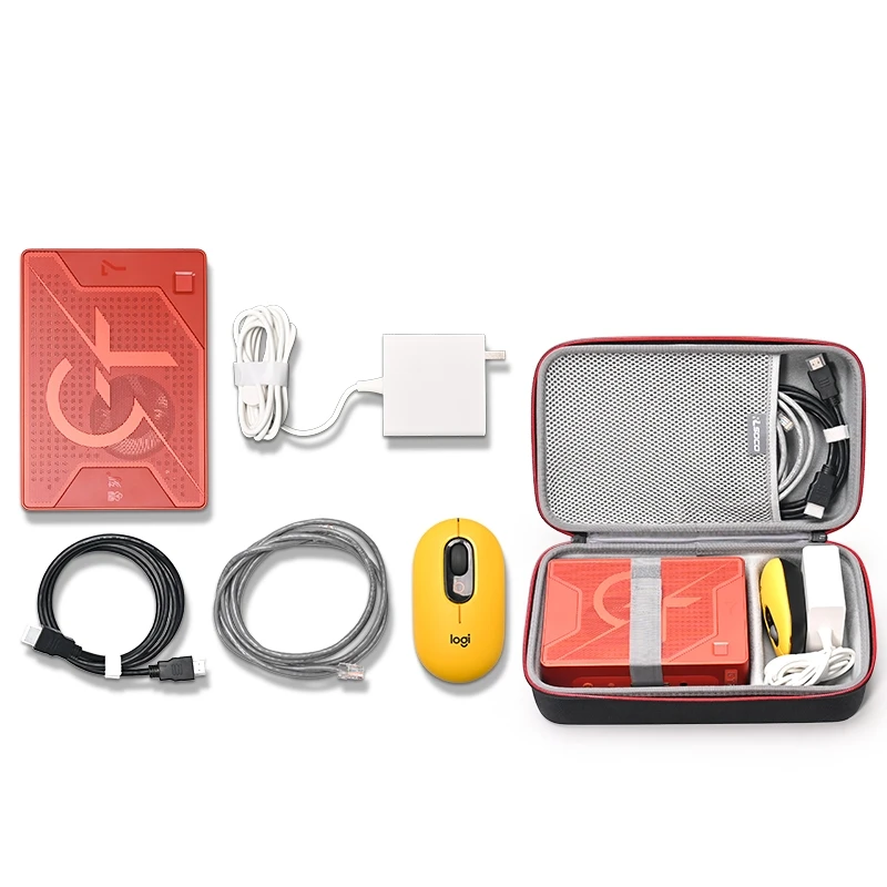 Imagem -02 - Protetor do Curso Duro para Beelink Gtr7 Mini pc Bolsa de Transporte Eva Capa Bag Case
