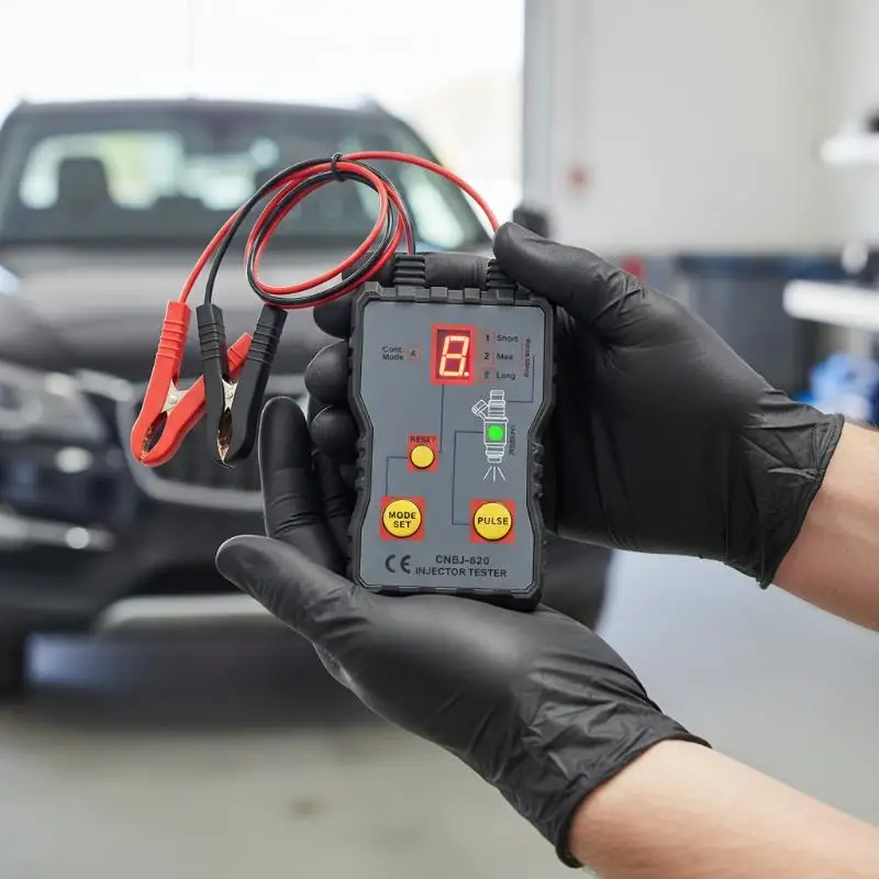

Tester Car Wash Kit Rinse Cleaner 4 Pulse Mode Automotive Fuel System Fault Diagnosis Instrument Fuel Injector
