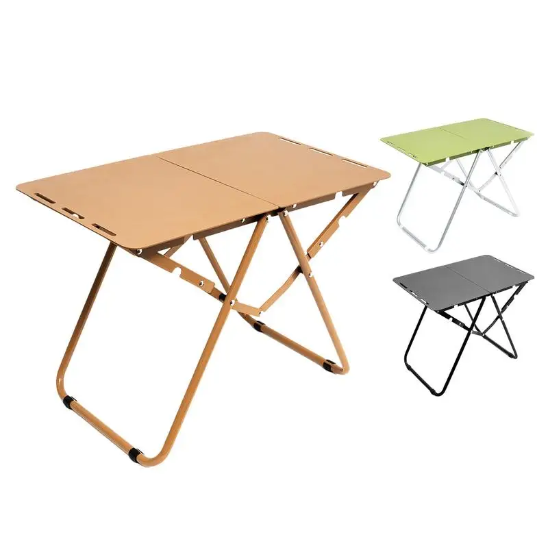 

2 Fold Camping Folding Table Portable Picnic Desk Outdoor Grill Table Barbecue Dining Table Beach Desk For Camping Accessories