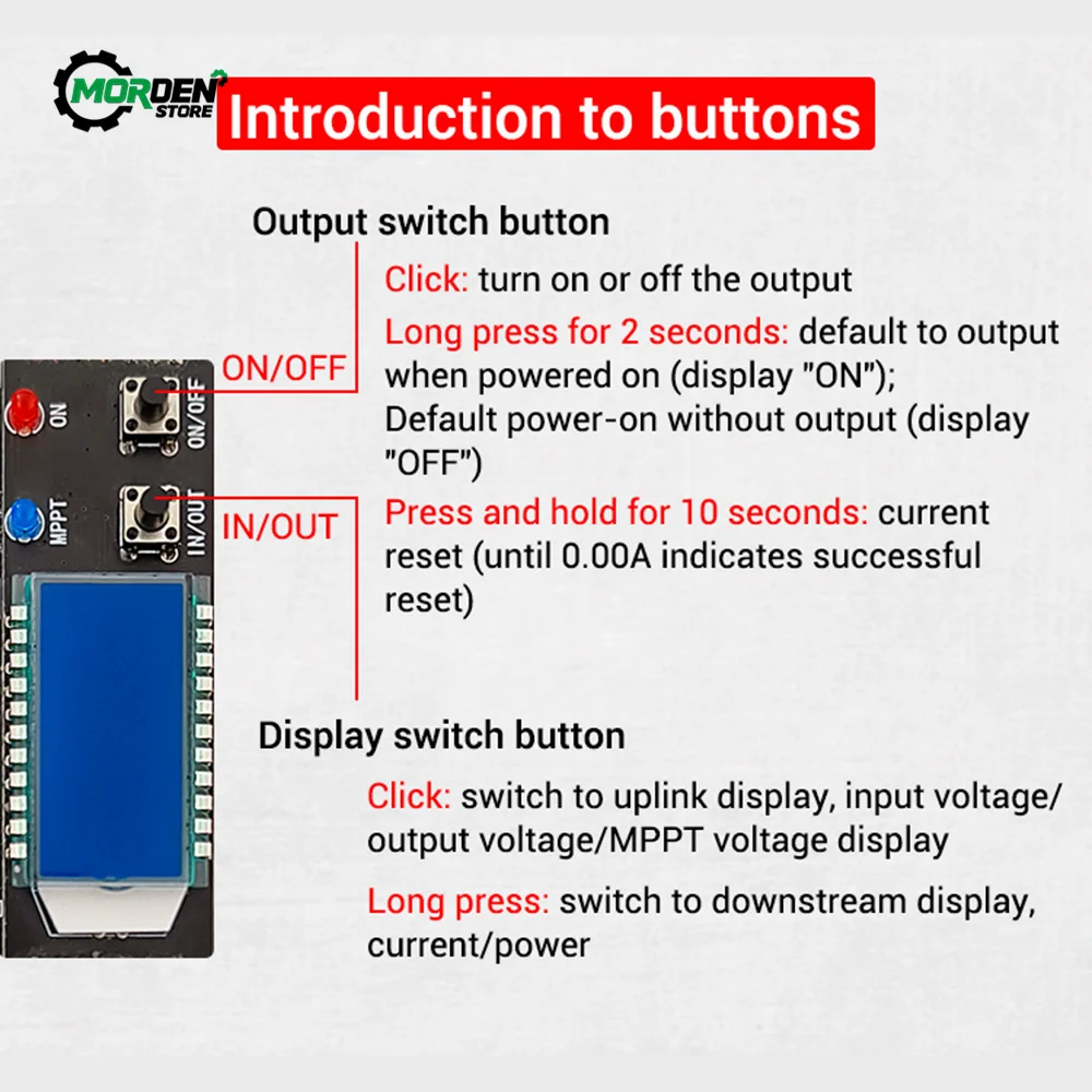 Imagem -06 - Buck Converter cc Módulo cv Voltímetro Regulador de Tensão Step-down Board Fonte de Alimentação 780v a 1.479v 20a Zk-sj20 700w