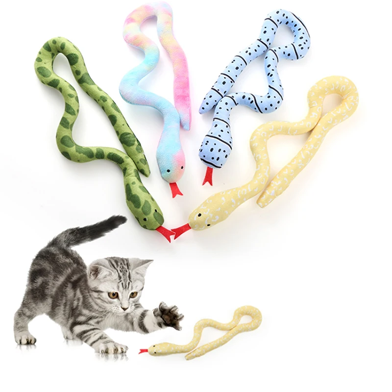 Cat toy catnip plush snake bite resistant teeth interactive play pet supplies