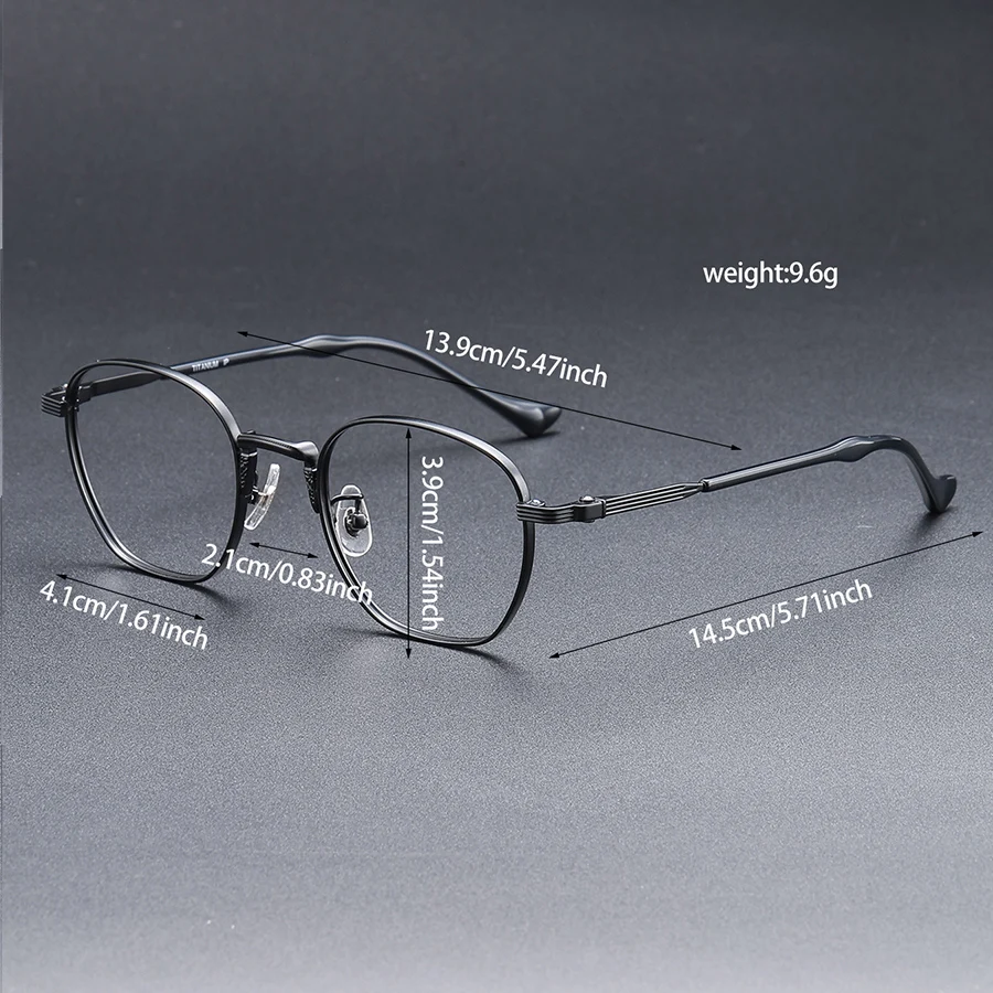 

1 комплект полностью титановой классической рамки, ретро-дизайна, подходит для повседневной носки, фотографии путешествий и высококачественных предметов;