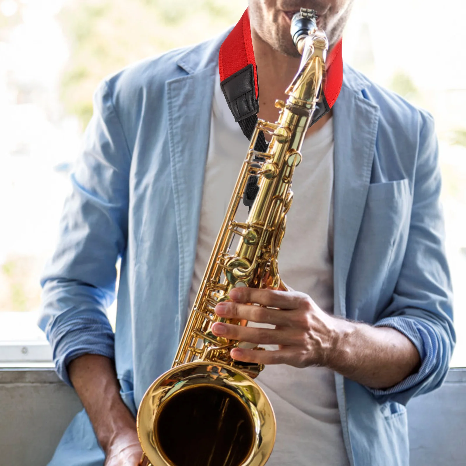 

Premium Saxophone Neck Strap Durable Wear Resistant Material Strong Reliable Protection Lightweight Compact Carry Outdoor