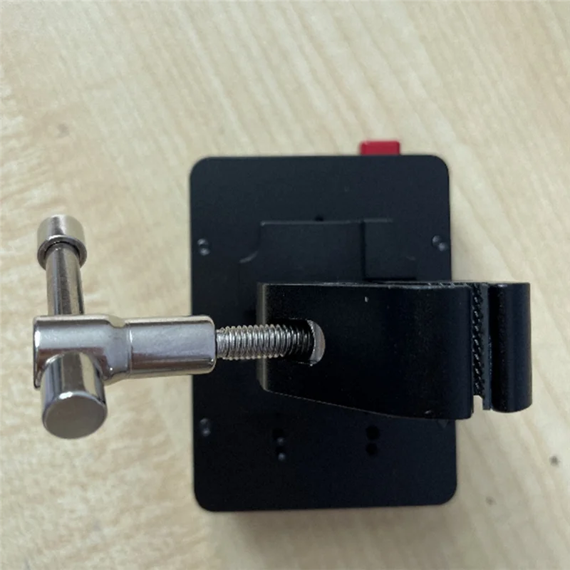 at82-mini-v-lock-vマウント電源アダプタープレート、カニ爪クランプクリップ、d-tap-tハンドル付き、ソニーvロックvマウントバッテリー用