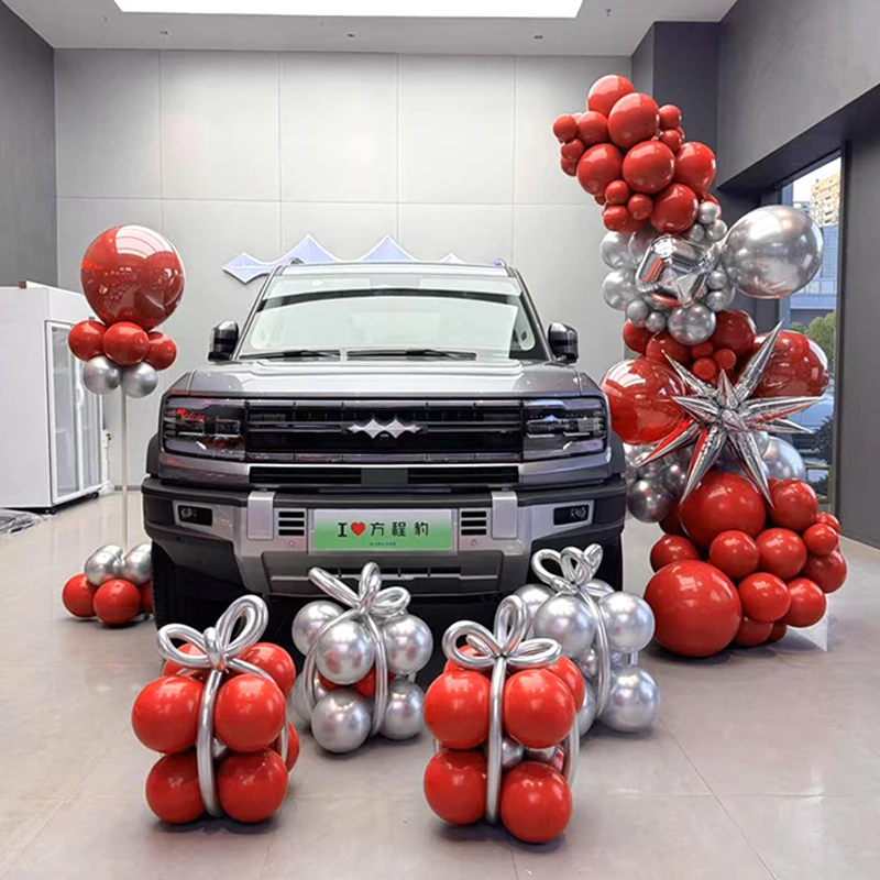 

Car Showroom Balloon Arch New Car Delivery Ceremony Exhibition Atmosphere Decoration Scene Arrangement Festival Celebration S...
