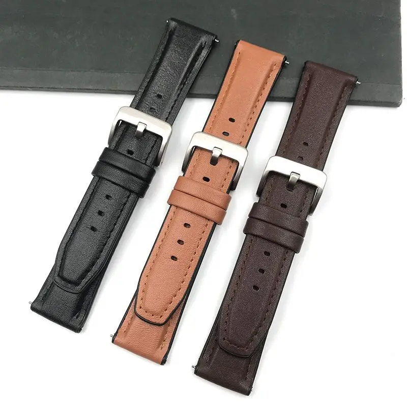 Watchband 20mm 22mm For ZEBLAZE Stratos 2 Lite Leather Silicone Bracelet For Zeblaze Vibe 7 Pro/Ares 3 Pro/Btalk 2/Swim Strap