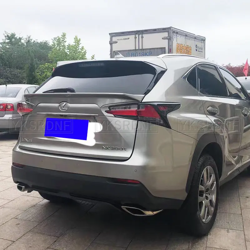 FOR Accessories Spoiler Lexus NX Series NX200/200t NX300/300h Rear Window Spoiler ABS Material Car Trunk Wing 2014 2015 2016 17