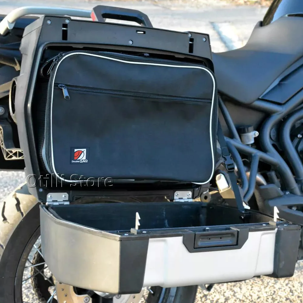 لحقائب فاريو حقائب السرج ل النمر 800 النمر 800 النمر 800 XC دراجة نارية الجانب الداخلية أكياس صندوق الأدوات العديلات