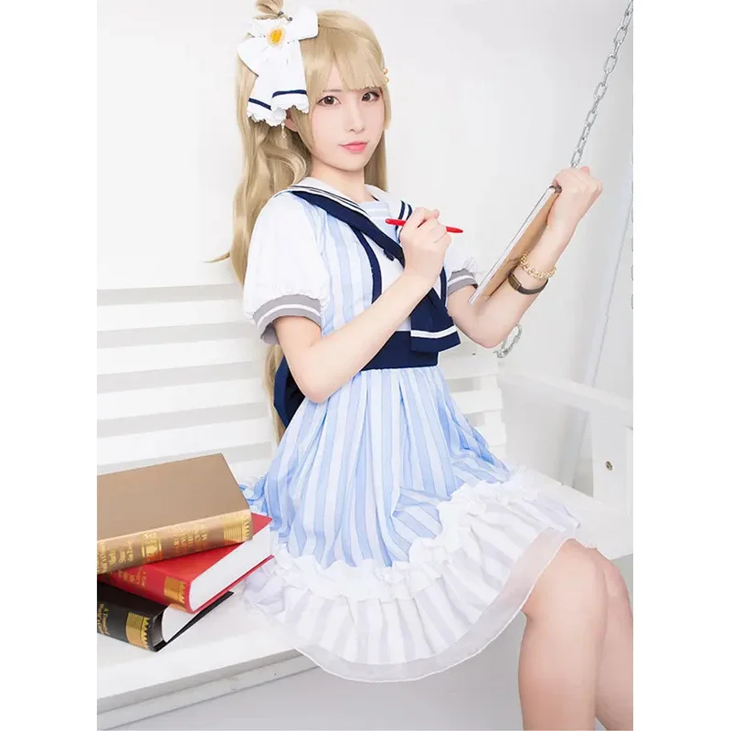 25COSAnime LoveLive! قصة القراصنة لم توقظ 9 شخصيات تأثيري الحب لايف كوساكا هونوكا إيلي توجو نوزومي نيكو لوليتا فستان O