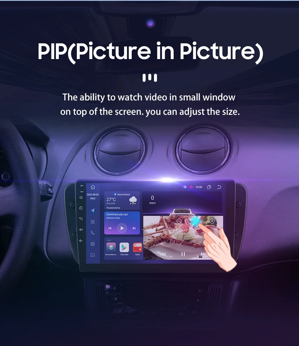 Hizpo 7862 Carplay Android Radio For Seat Ibiza 6j 2009 2010 2012 2013 MK4 AI Voice Car Multimedia GPS 2din Autoradio 8+128G RDS
