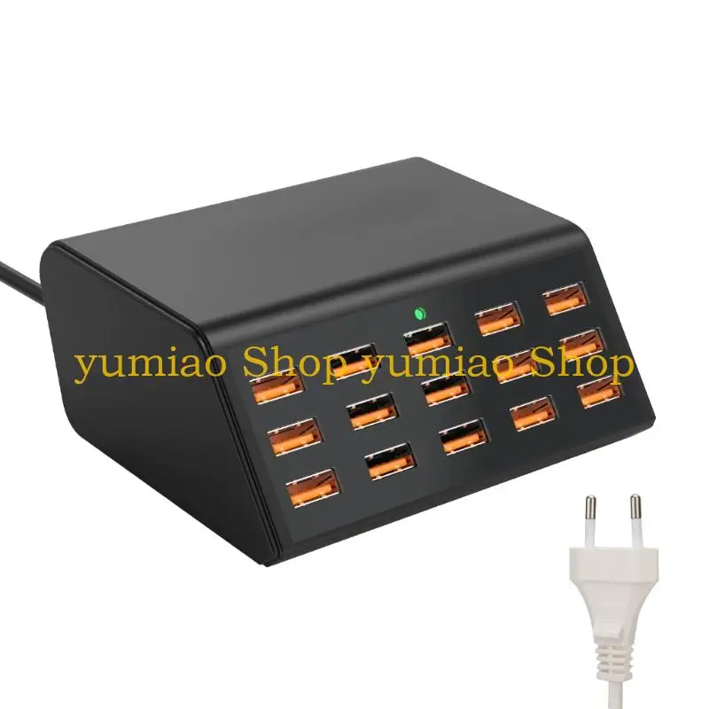 587B High Power 100W 15Port USB Desktop Charging Station For Multiple Device Users