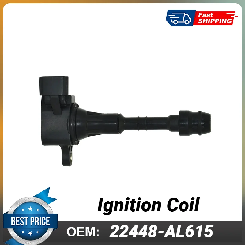 22448-AL615 Bobina de encendido compatible con Nissan 350Z-Infiniti G35 M35 FX 35 03-06 22448-AL615 22448-AL61C 22448AL61C