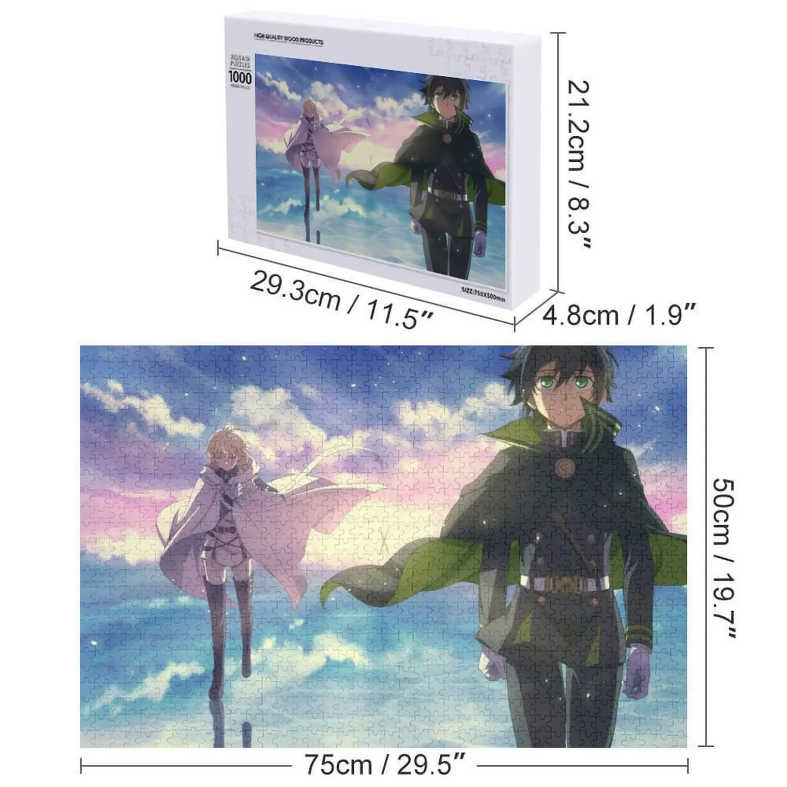 ساروف أوف ذا إند 3 بازل قطع لعبة شخصية لغز هدايا عيد الميلاد